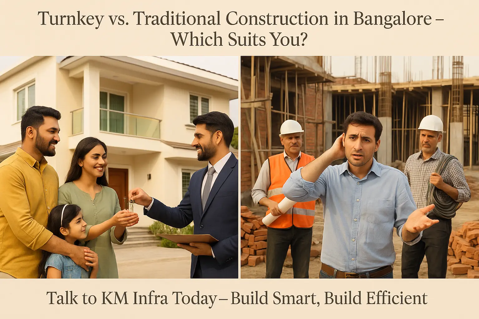 Turnkey vs. Traditional Construction Bangalore