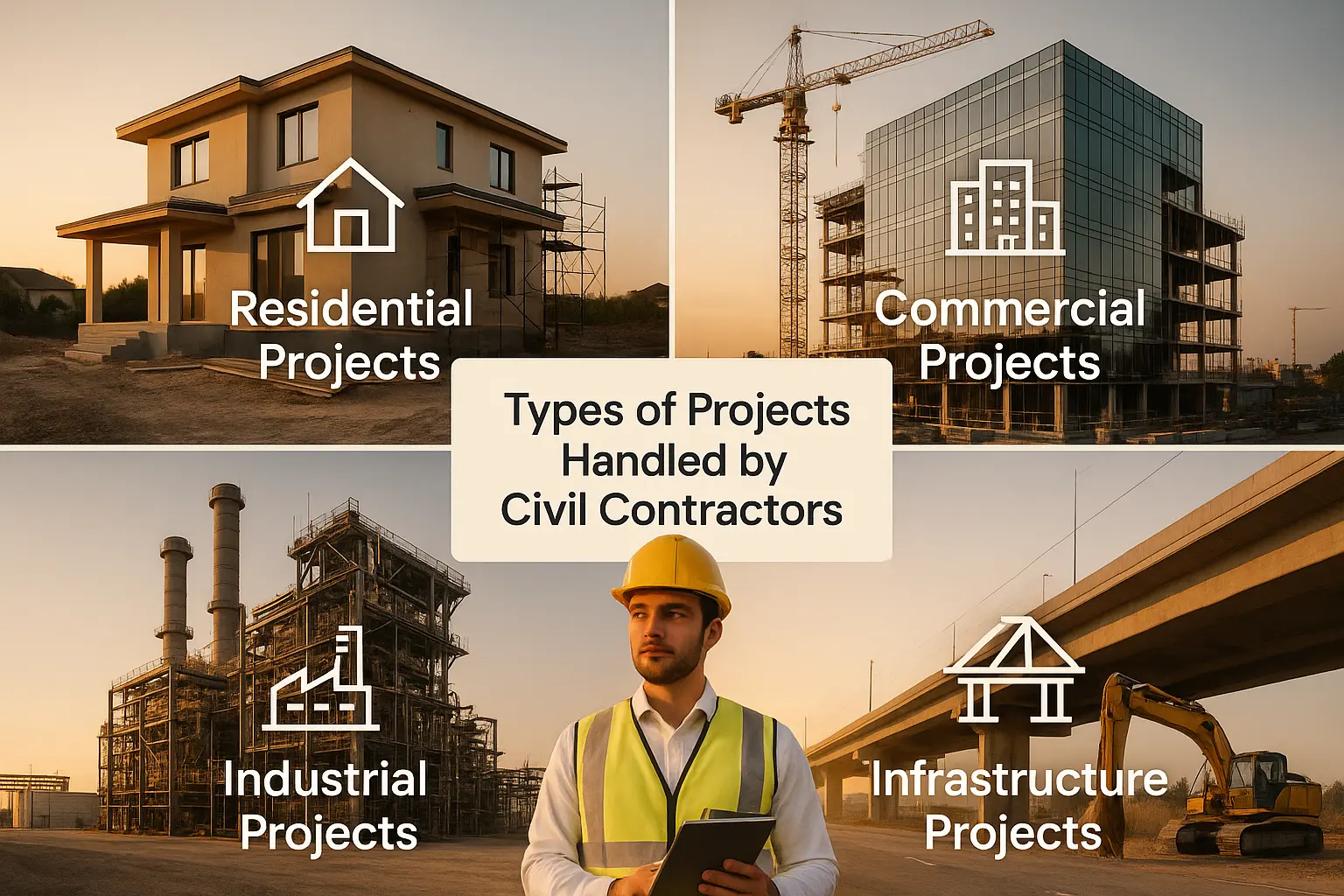 Types of Projects Handled by Civil Contractors